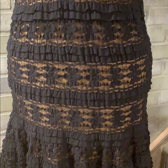 Max Studio Cream and Black Lace Dress - Picture 2 of 7